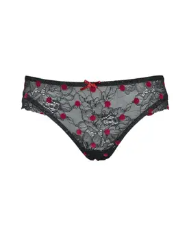 תחתון חוטיני  6159, צבע: שחור,  מידה: S-2